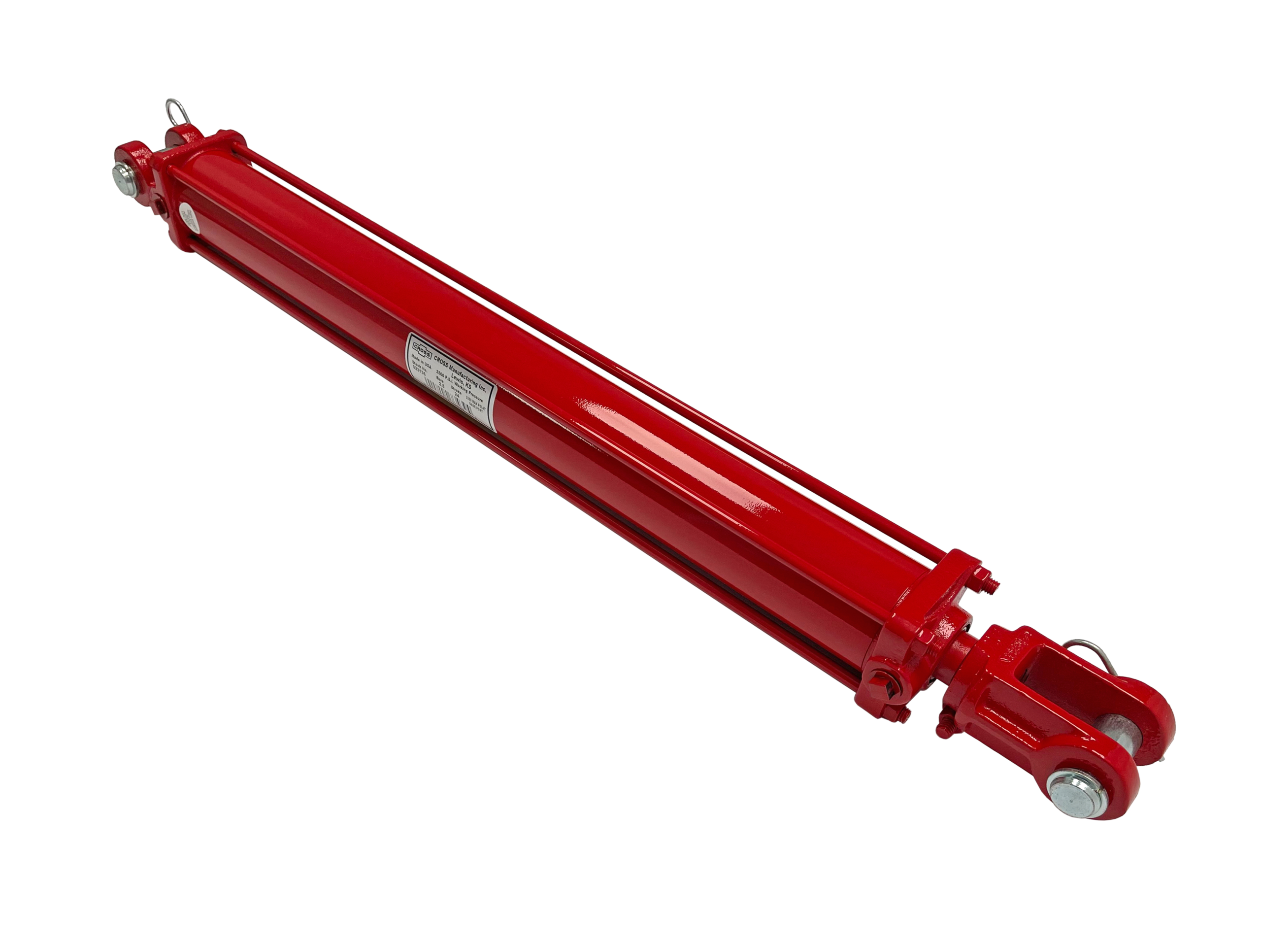 WC20036-113 Welded Hydraulic Cylinder – 2" Bore x 36" Stroke, 1-1/8" Rod, 3/8" BSP Ports 1 WC20036-113 Welded Hydraulic Cylinder – 2" Bore x 36" Stroke, 1-1/8" Rod, 3/8" BSP Ports