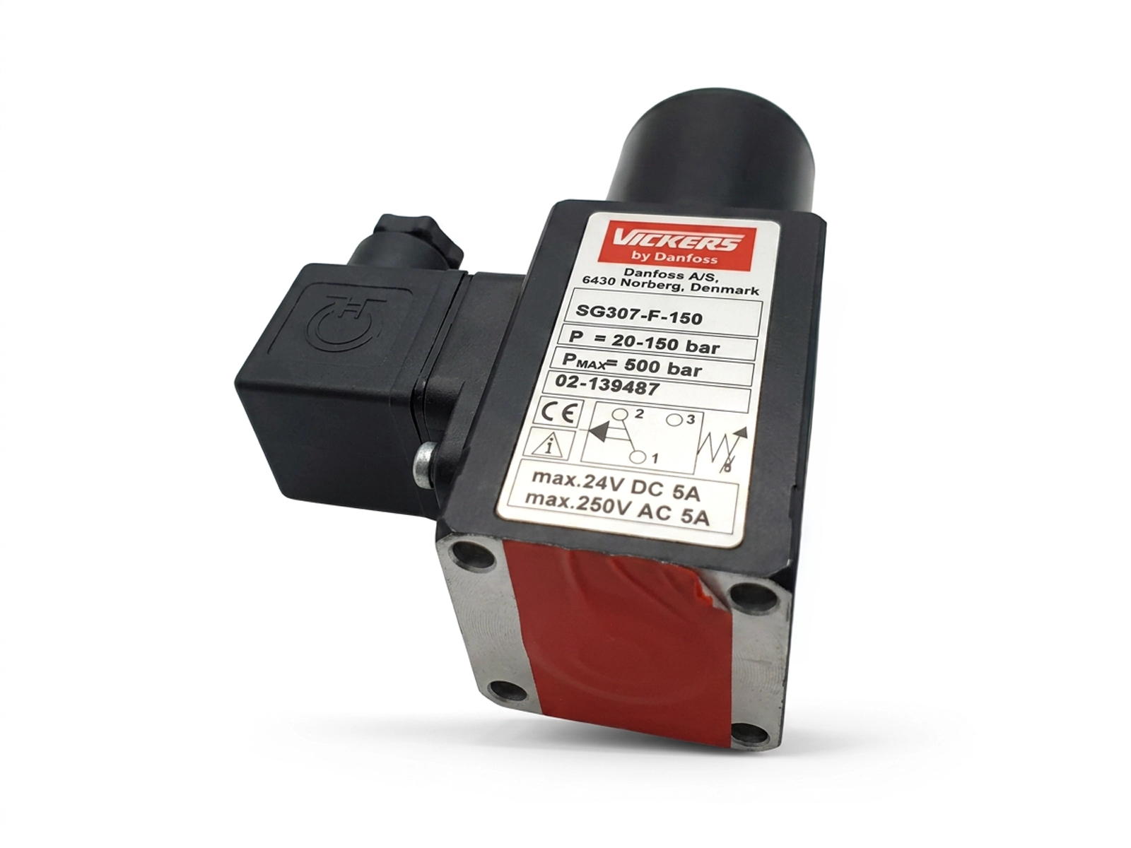 SANY B240700000131 Hydraulic Pressure Switch / Relay – SG307-F-150 2 SANY B240700000131 Hydraulic Pressure Switch / Relay – SG307-F-150 - Image 2