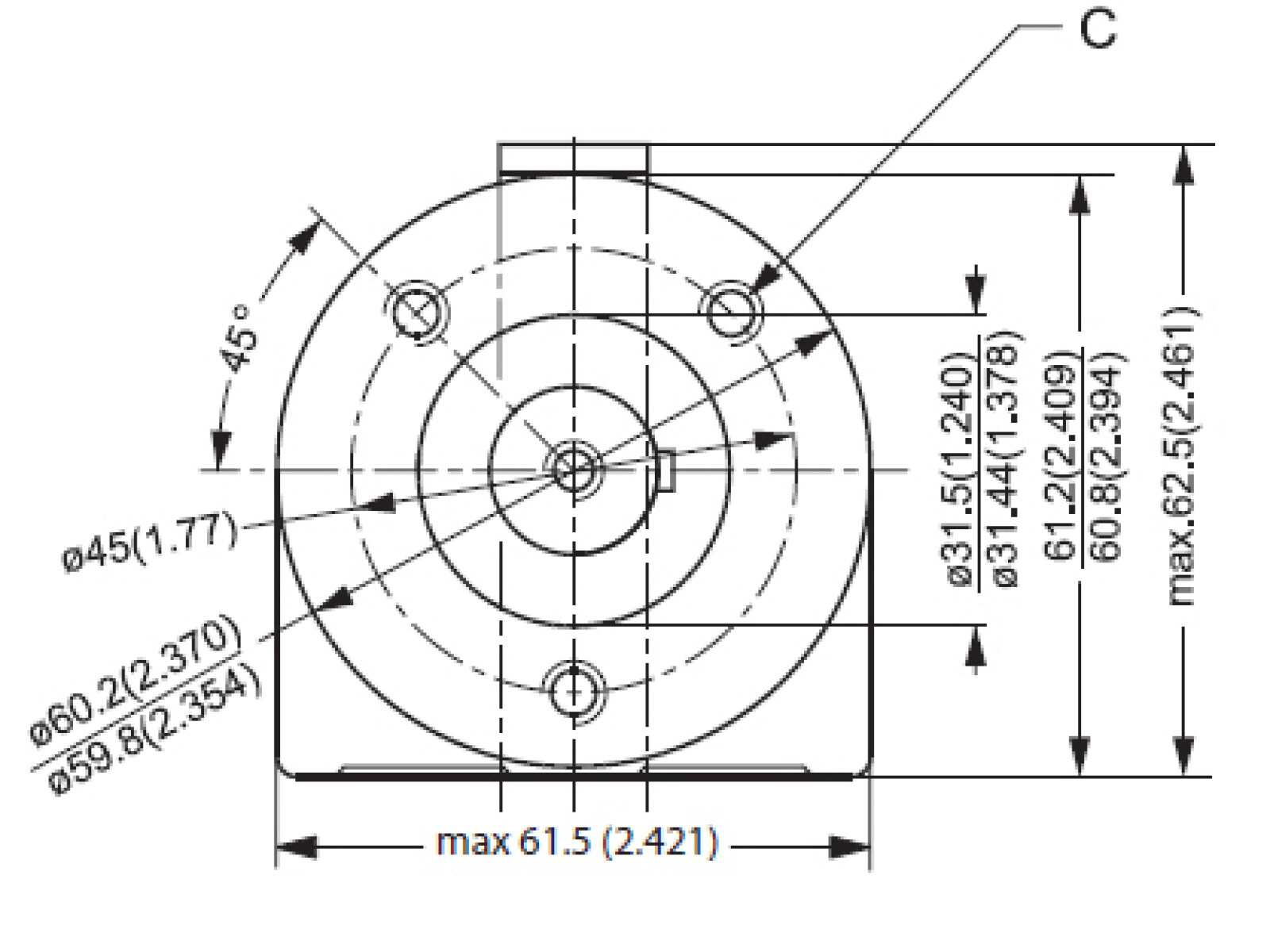 Orbital Motor OMM 12.5 16mm Key Shaft 3/8" BSP Side Ports 8 Orbital Motor OMM 12.5 16mm Key Shaft 3/8" BSP Side Ports - Image 8